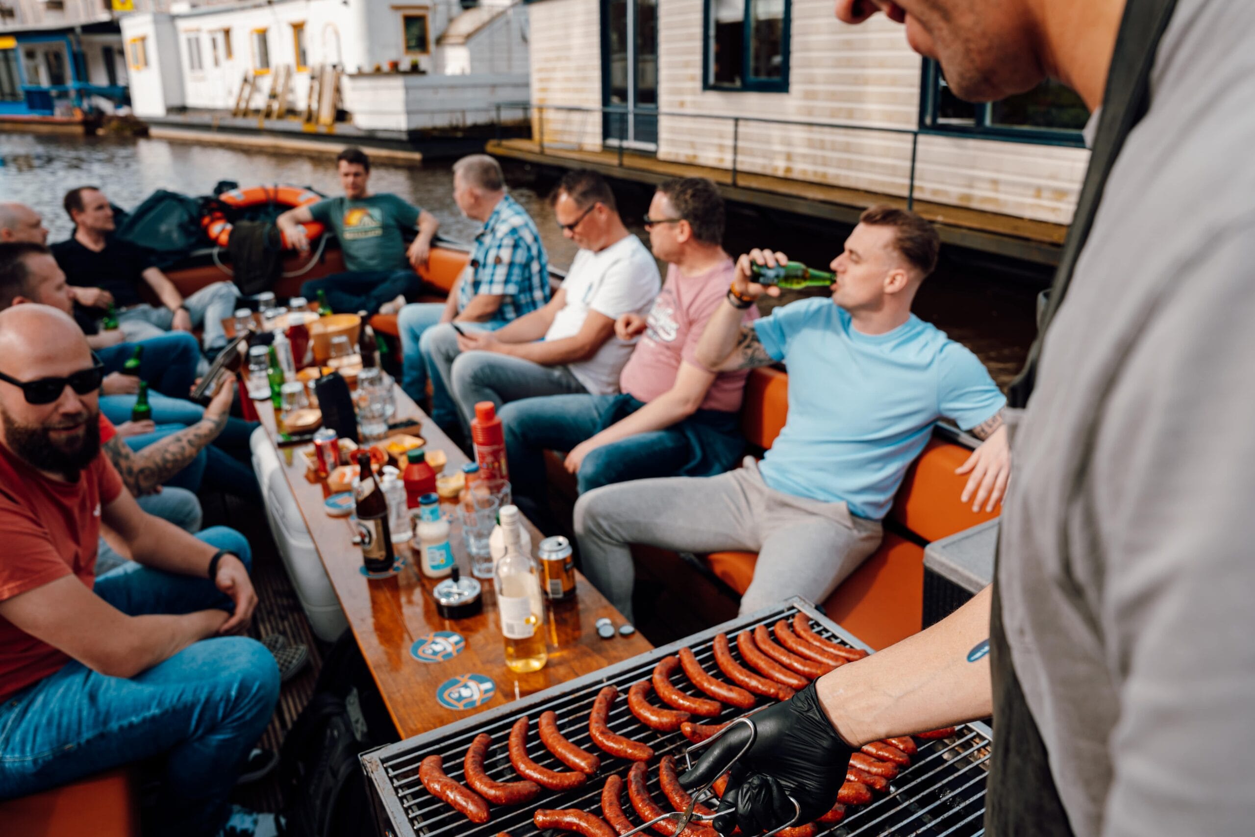 BBQ Rondvaart Groningen bij de Borrelvloot 5 BBQ Boot Groningen Borrelvloot 2